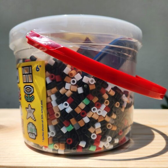 NEW Perler Fuse Craft Beads Bucket Activity Kit 5000 Bead Super Mario Brothers I - Picture 1 of 7
